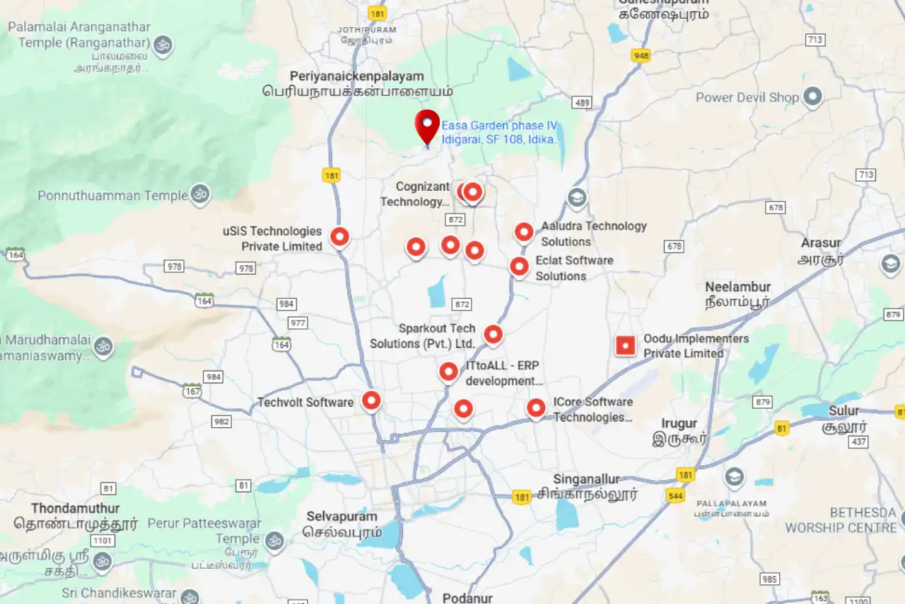 IT & Tech Parks Near Easa Garden, Coimbatore – LFS