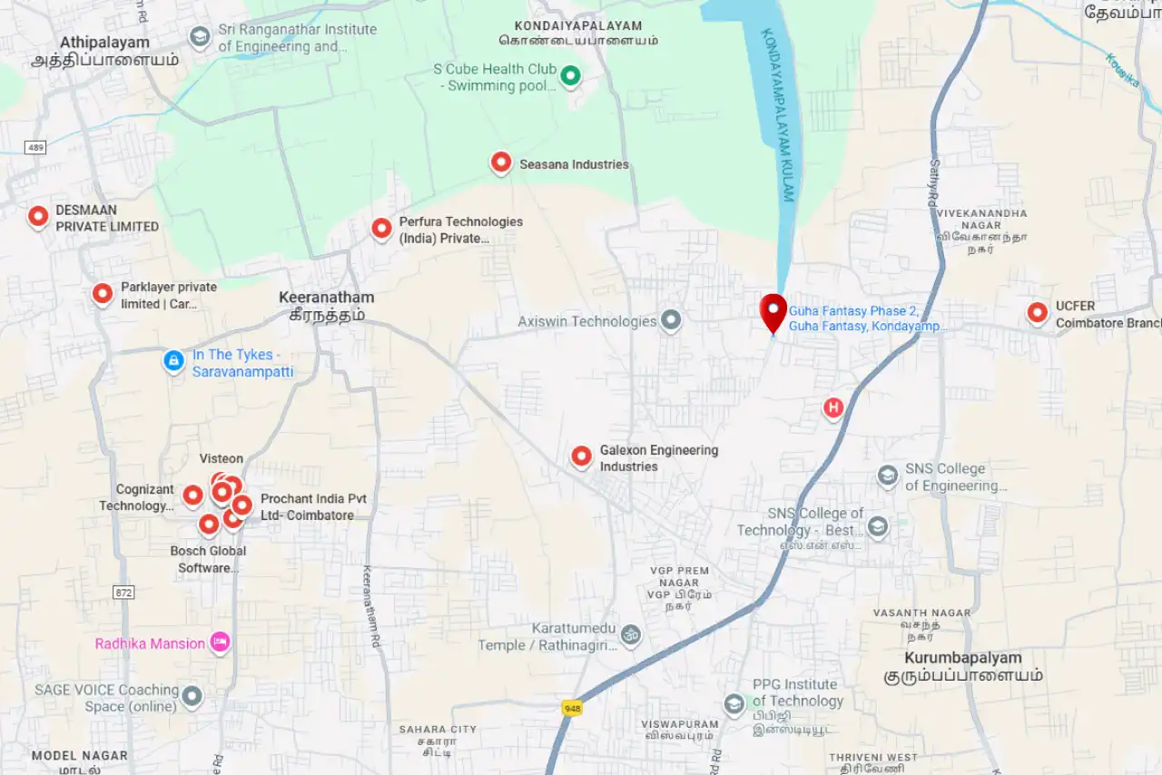 IT & Tech Parks Near Guha Fantasy - LFS