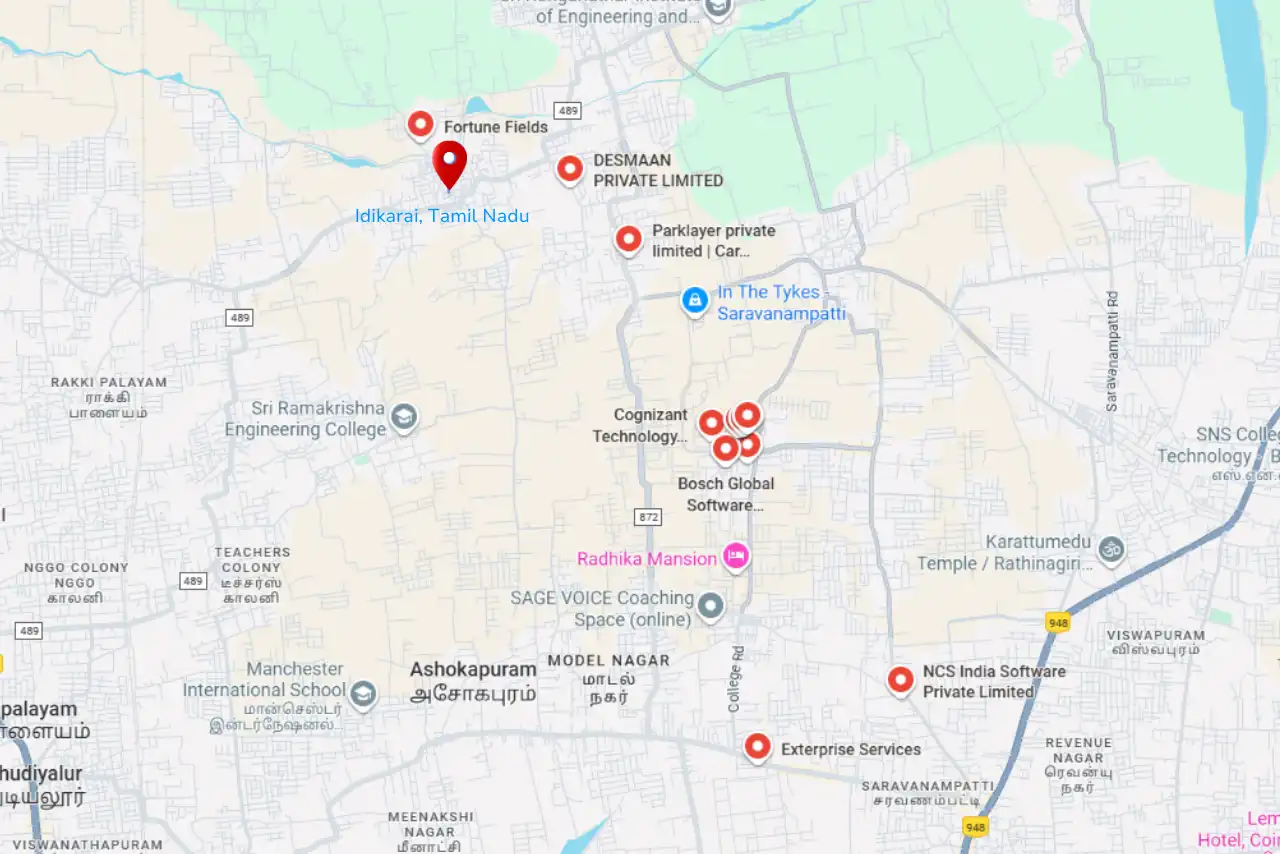 IT & Tech Parks Near Idigarai - LFS