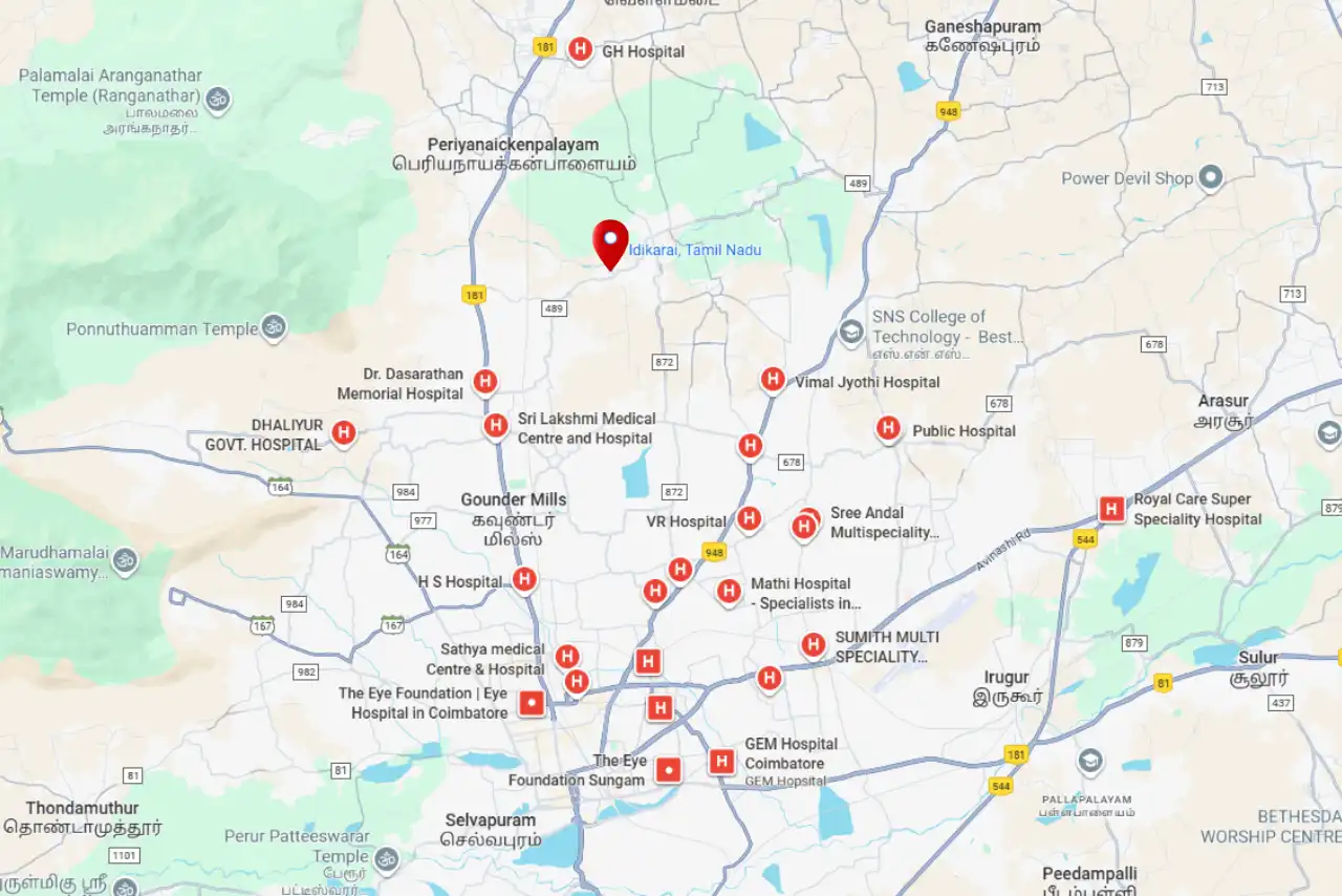 Nearby Hospitals, Idigarai - LFS